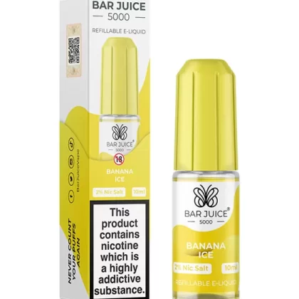 Banana Ice Nic Salt E-Liquid - Bar Juice 5000