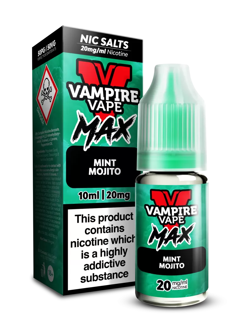 Mint Mojito By Vampire Vape Max Nic Salt