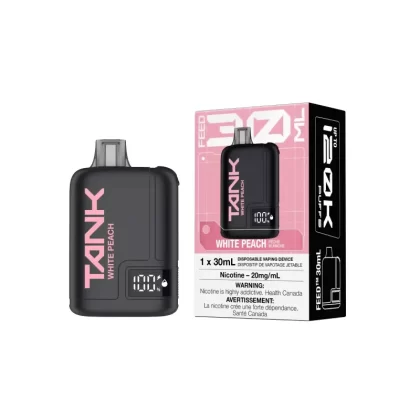 White Peach FEED Tank 120K Disposable Vape