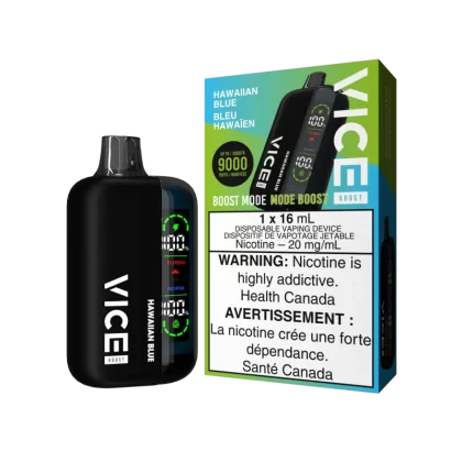 Vice Boost 9000 Disposable Vape - Hawaiian Blue