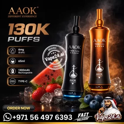 AAOK 130K Puffs Disposable Vape in Dubai, UAE