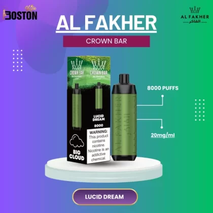 Al Fakher Crown Bar Lucid Dream 20mg/ml-8000 puffs