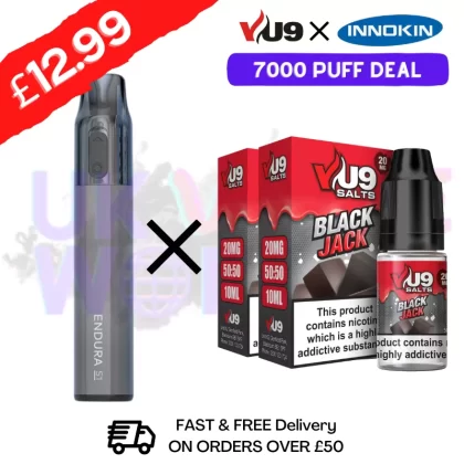 VU9 SALT x 7000puff Disposable Vape Kit Bundle