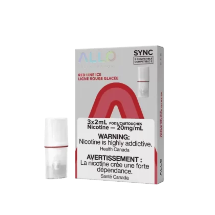 ALLO Sync Vape Pod Pack – Red Line Ice