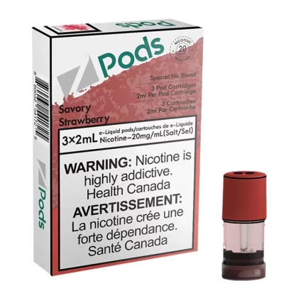 Z POD 2% 3 X 2ML – SAVORY STRAWBERRY