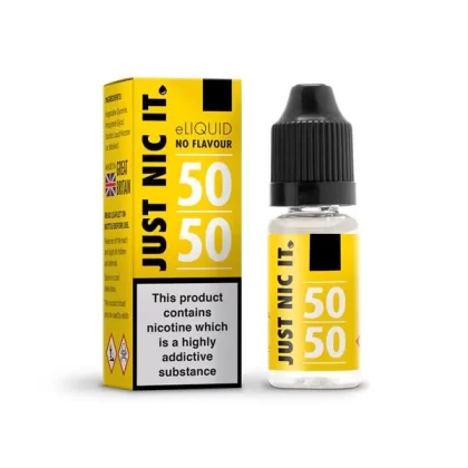 18mg Just Nic It Yellow Edition Nic Shot 10ml (50VG/50PG)