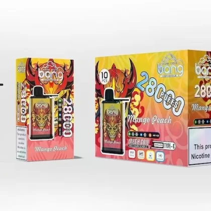 Bang 28K Puffs – Customisable Ice Control Disposable Vape 28000 Puff