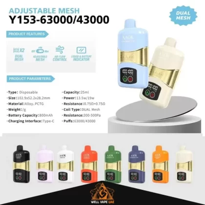 AAOK A153 63000 Puffs