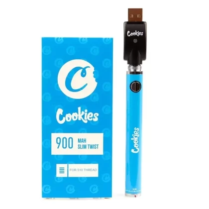 510 Thread Battery – Cookies Slim Twist 510 Vape Battery 900mAh