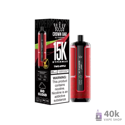Al Fakher Crown Bar 15000 Hyper Max – 15000 Puff Disposable Vape