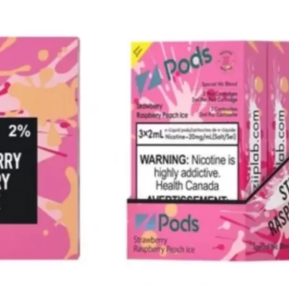 Zpods Stlth Compatible Strawberry Raspberry Peach Ice