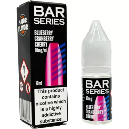 10mg Bar Series 10ml Nic Salts (50VG/50PG) – Blueberry Cranberry Cherry