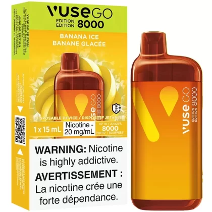 Vuse GO 8000 Banana Ice – 8,000 Puffs