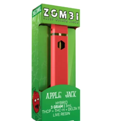 zomibie 3gm disposable apple jack