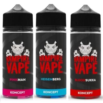 4x KONCEPT XIX 100ml Premium E Liquids by Vampire Vape – 70%VG