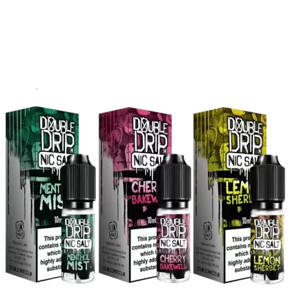 20x Double Drip Nic Salt – Bulk Buy Deals – 10ml – TPD