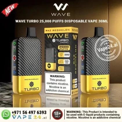 Wave Turbo 25,000 Puffs Disposable Vape in UAE