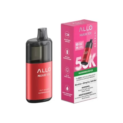 Allo Nuud 50K Watermelon Ice – 50,000 Puffs | 20mL