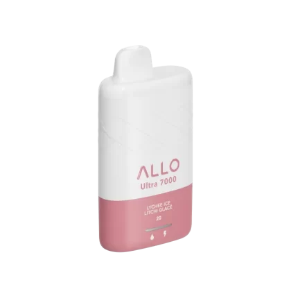 Allo Ultra - 7000 Puffs - Rechargeable Disposable Vape - Lychee Ice