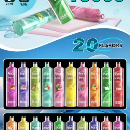 Bang Shisha 15k Puff Disposable Vape Wholesale Shisha-Inspired Portable Ultra-Portable Mesh Coil Smooth Vapor
