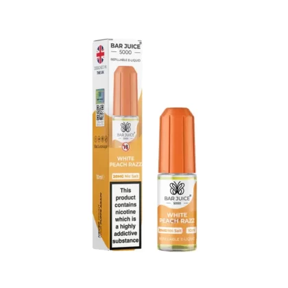 White Peach Razz Nic Salt By Bar Juice 5000