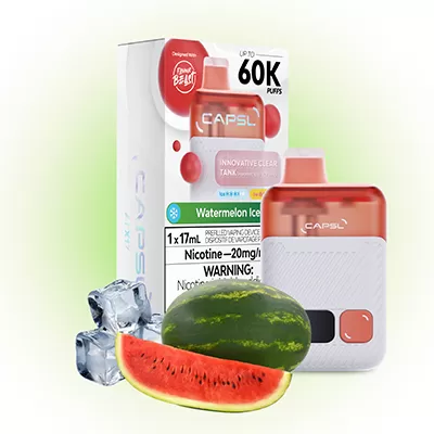 Watermelon Ice CAPSL 60K Disposable Vape by Flavour Beast