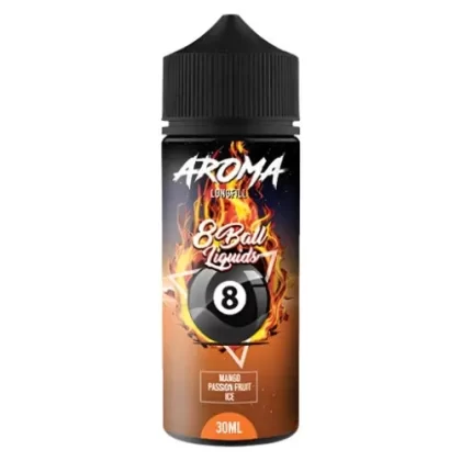 8 Ball Mango Passionfruit Ice 120ML Longfill Kit
