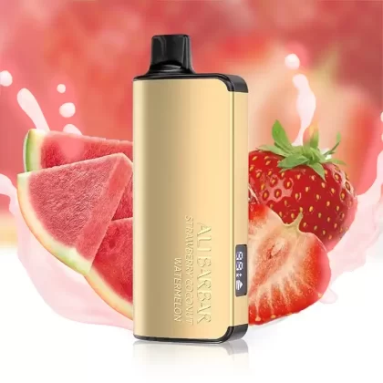 Alibarbar ingot STRAWBERRY WATERMELON 9000 puffs