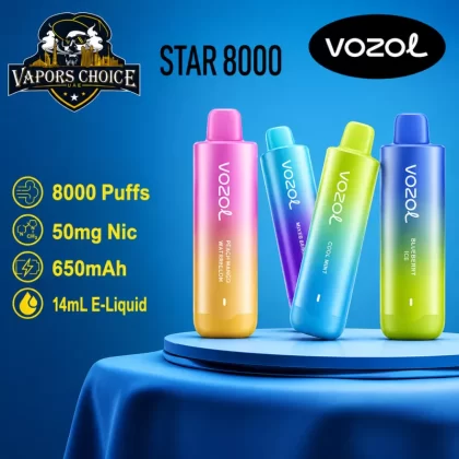 Vozol Star 8000 Puffs Disposable Vape 5%