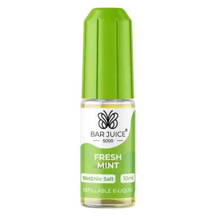 Bar Juice 5000 Fresh Mint Nic Salt Vape Juice 10ml