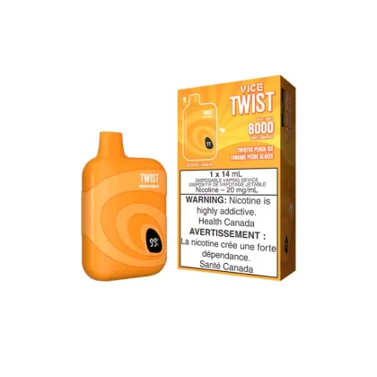 VICE TWIST 8k DISPOSABLE - TWISTED PEACH ICE