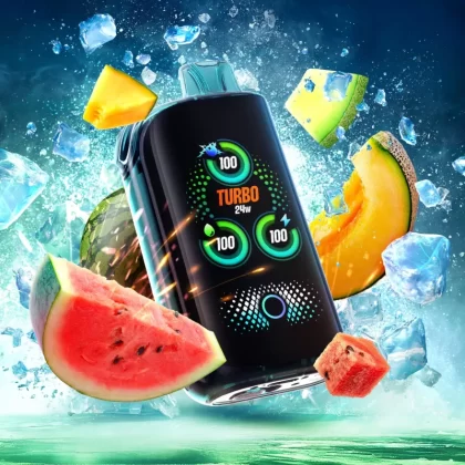 [Frozen] Drip'n by Envi x Fasta Blast 30K Disposable - Watermelon Cantaloupe Honeydew Ice