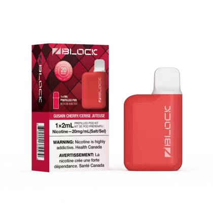 ZBlock Pod Vape Starter Kit (Device + 1 Pod) - Gushin Cherry