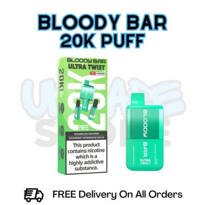 Watermelon Fresh Mint Bloody Bar 20K Prefilled Pod Kit