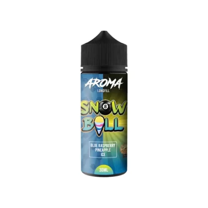 8 Ball Snow Cone- Blue Raspberry Pineapple 120ML Longfill