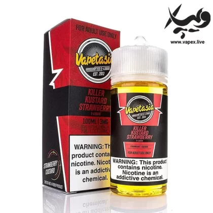جویس ویپتاسیا کیلر کاستارد توت فرنگی Vapetasia Strawberry Killer Kustard 100ML
