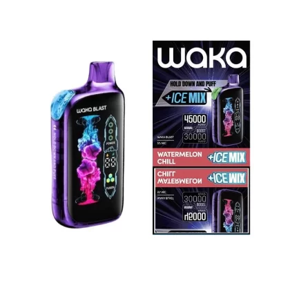Waka Blast 45k Puffs Disposable Vape Wholesale Rechargeable High-Strength Long Lasting