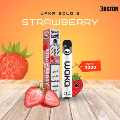 Waka Solo 2 Strawberry 18mg/ml-3000 puffs