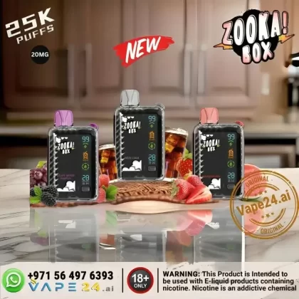 ZOOKA BOX 25K PUFFS DISPOSABLE 20mg in Dubai UAE