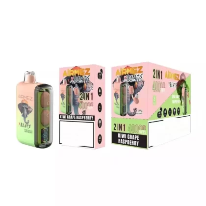 AIRMEZ XBEAT 40K Puffs Disposable Vape Wholesale | Rechargeable, Dual Mesh Coil, Built-in Hi-Fi Earbuds