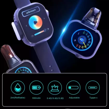 VASY SIO POD Replaceable Refillable Vape Pods Bulk Buy Wholesale with Smart Screen