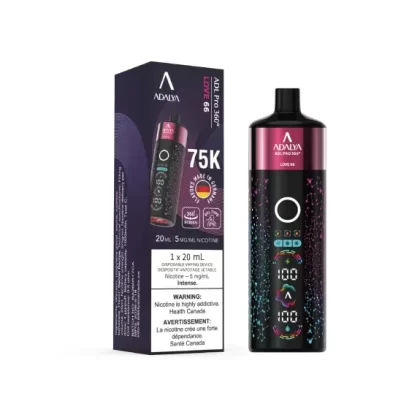 Adalya Pro 360 75K Disposable Shisha Vape - Love 66