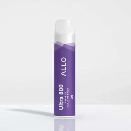 Allo Ultra 800 Disposable Vape – Grape Ice | 800 Puffs | 3.8mL