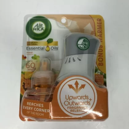 Air Wick Scented Oil Starter Kit (Warmer + 1 Refill) Hawaii Scent, Air Freshener
