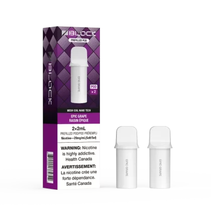 ZBlock Replacement Pods 2-Pack (2mL) - Epic Grape