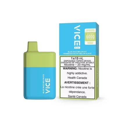 VICE BOX 6000 Puffs Disposable - Blue Razz Melon Ice (ON)
