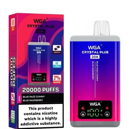 WGA Crystal Plus Switch 20000 Puffs Disposable Vape Dual flavor puff 20k