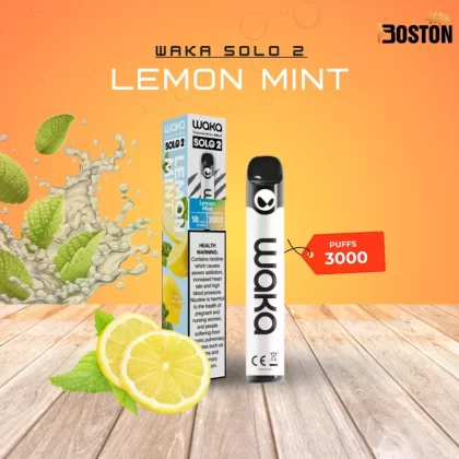 Waka Solo 2 Lemon Mint 18mg/ml-3000 puffs