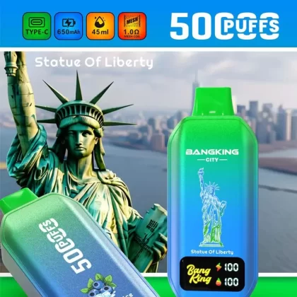 Bang King 50000 CITY BK5 CT Disposable Vape – 50,000 Puffs & Rechargeable
