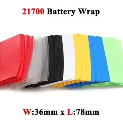21700 Battery Wraps Assorted